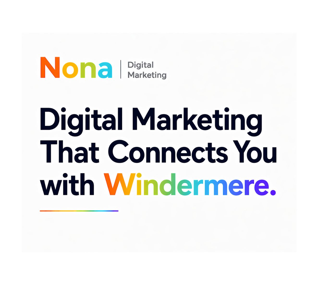 Digital marketing in Windermere