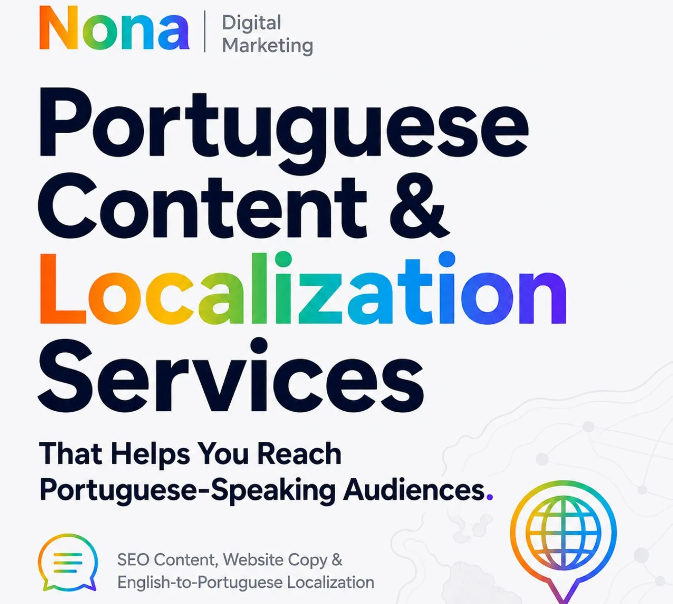 Portuguese content and localization services