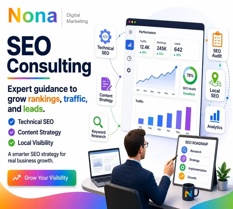 SEO consulting services for businesses needing expert SEO strategy and organic growth guidance