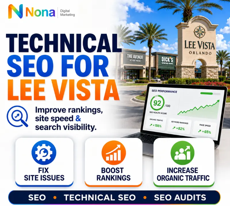 SEO, PPC, web design and digital marketing strategy for Lee Vista businesses