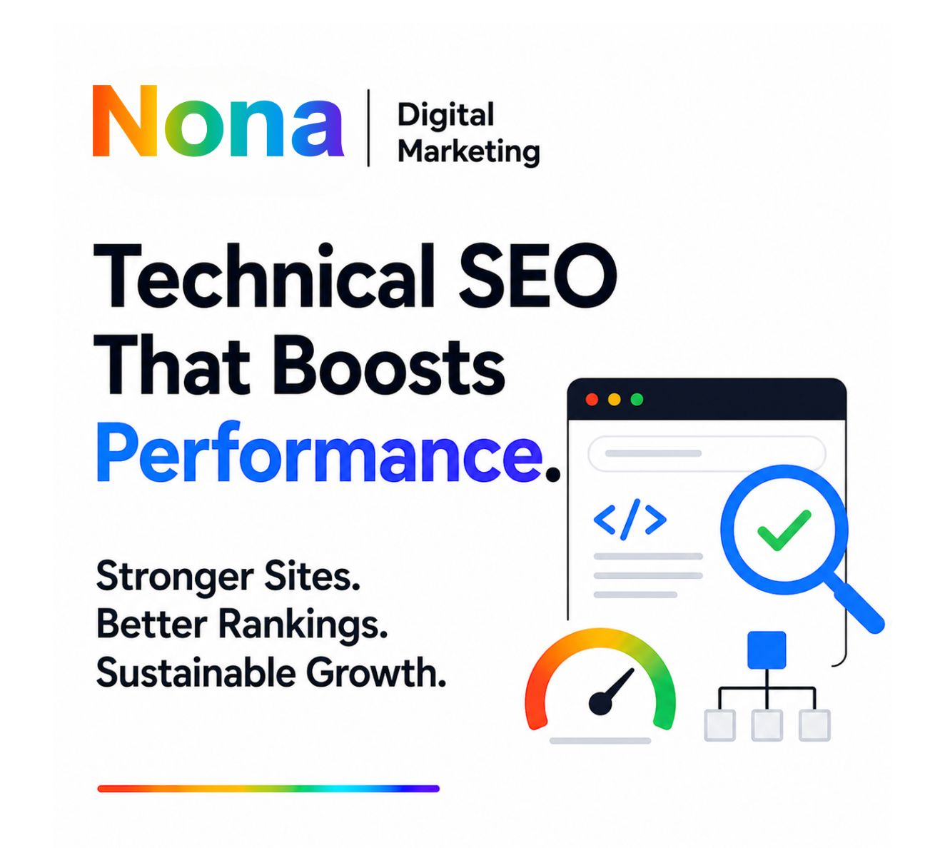 Technical SEO services for website performance and search visibility
