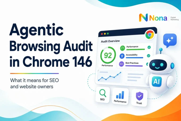 Agentic Browsing audit in Chrome 146 for SEO and website owners