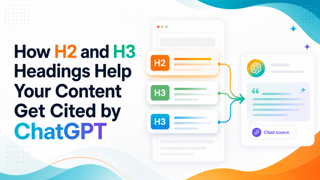 H2 H3 headings chatgpt - how they can help content get cited by ChatGPT,